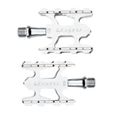 Maxbell 1 Pair Aluminium Alloy Mountain Road Bike Bearings Treadle Pedals Silver