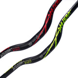Maxbell Aluminum Alloy Bicycle Handlebar Cycling Bike Riser Bar Black+Red