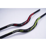 Maxbell Aluminum Alloy Bicycle Handlebar Cycling Bike Riser Bar Black+Red