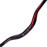Maxbell Aluminum Alloy Bicycle Handlebar Cycling Bike Riser Bar Black+Red
