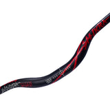 Maxbell Aluminum Alloy Bicycle Handlebar Cycling Bike Riser Bar Black+Red