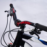 Maxbell Aluminum Alloy Bicycle Handlebar Cycling Bike Riser Bar Black+Red