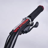 Maxbell Aluminum Alloy Bicycle Handlebar Cycling Bike Riser Bar Black+Red