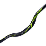 Maxbell Aluminum Alloy Bicycle Handlebar Cycling Bike Riser Bar Black+Green