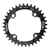 Maxbell Bike Chainring 104 BCD Narrow Wide Chain Ring Chainwheel Sprockets Black 38T
