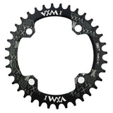 Maxbell Bike Chainring 104 BCD Narrow Wide Chain Ring Chainwheel Sprockets Black 38T