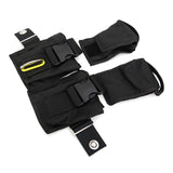 Maxbell Scuba Diving Wight Bag Cargo Pocket Pouch Lead Holder for Backplate Mount