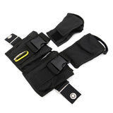 Maxbell Scuba Diving Wight Bag Cargo Pocket Pouch Lead Holder for Backplate Mount