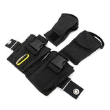 Maxbell Scuba Diving Wight Bag Cargo Pocket Pouch Lead Holder for Backplate Mount