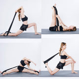 Maxbell Ballet Stretch Band Leg Door Stretching Strap Dance Stretcher Gray