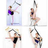 Maxbell Ballet Stretch Band Leg Door Stretching Strap Dance Stretcher Gray