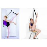 Maxbell Ballet Stretch Band Leg Door Stretching Strap Dance Stretcher Light Blue