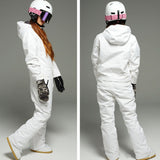 Maxbell One Pieces Ski Suits Jumpsuits Coveralls Snowsuits for Snow Sports White M