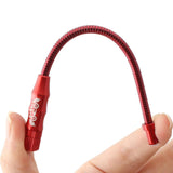 Maxbell Flexible Bicycle V Brake Noodle V-Brakes Cable Pipe Hose Guide Alloy Red