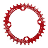 Maxbell Bike Single Speed Chainring Crankset 104mm Crankarms Chainwheel Red 32T