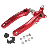 Maxbell Bike Single Speed Chainring Crankset 104mm Crankarms Chainwheel Red 32T