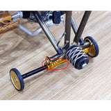 Maxbell Aluminum Alloy Easy Wheel Extension Bar for Brompton Folding Bike 72g Silver