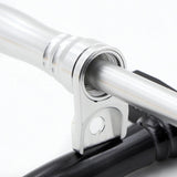 Maxbell Aluminum Alloy Easy Wheel Extension Bar for Brompton Folding Bike 72g Silver