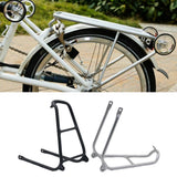 Maxbell Ultralight Bike Racks For Brompton Cycling Bike Easy Wheel Cargo Rack Black