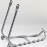 Maxbell Ultralight Bike Racks For Brompton Cycling Bike Easy Wheel Cargo Rack Sliver