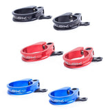Maxbell Bicycle Seatpost Clamp Fixed Screw Bike Cable Hose Holder Clip Black 31.8mm