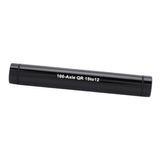 Maxbell Bike Hub Thru Axle Adapter Front Fork 15mm to 12mm Conversion Barrel Black