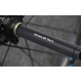 Maxbell Bike Hub Thru Axle Adapter Front Fork 15mm to 12mm Conversion Barrel Black