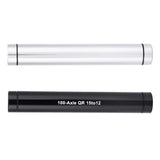 Maxbell Bike Hub Thru Axle Adapter Front Fork 15mm to 12mm Conversion Barrel Black