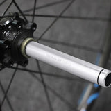 Maxbell Bike Hub Thru Axle Adapter Front Fork 15mm to 12mm Conversion Barrel Silver