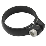 Maxbell Ultralight Bicycle Bike Seatpost Clamp Fixed Seat Post Tube Clip  Black 31.8