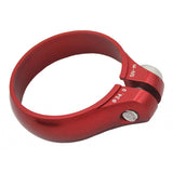 Maxbell Ultralight Bicycle Bike Seatpost Clamp Fixed Seat Post Tube Clip  Red	34.9