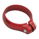 Maxbell Ultralight Bicycle Bike Seatpost Clamp Fixed Seat Post Tube Clip  Red	31.8