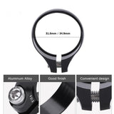 Maxbell Ultralight Bicycle Bike Seatpost Clamp Fixed Seat Post Tube Clip  Red	31.8