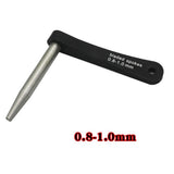 Maxbell Bike Bladed Spokes Holder Wrench  0.8 to 1.3mm Spoke Repair Kit 0.8 to 1.0mm