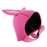 Maxbell 3mm Neoprene Rabbit Cartoon Scuba Dive Snorkeling Hoods Warm Hood Cap Pink