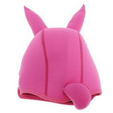 Maxbell 3mm Neoprene Rabbit Cartoon Scuba Dive Snorkeling Hoods Warm Hood Cap Pink