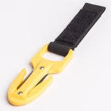 Maxbell Portable Diving Line Cutter with Underwater Scuba Dive Mini Knife Yellow
