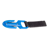 Maxbell Portable Diving Line Cutter with Underwater Scuba Dive Mini Knife Blue