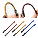 Maxbell 2x Flexible Bike V Brake Noodle Caliper Elbow Inner Tube Bicke Brake Blue