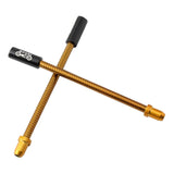 Maxbell 2x Flexible Bike V Brake Noodle Caliper Elbow Inner Tube Bicke Brake Golden