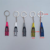 Maxbell Scuba Diving Fins Flippers Key Chain Holder Keyring Keychain  Yellow