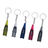 Maxbell Scuba Diving Fins Flippers Key Chain Holder Keyring Keychain  Yellow