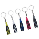 Maxbell Scuba Diving Fins Flippers Key Chain Holder Keyring Keychain  Yellow