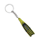 Maxbell Scuba Diving Fins Flippers Key Chain Holder Keyring Keychain  Yellow