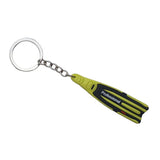 Maxbell Scuba Diving Fins Flippers Key Chain Holder Keyring Keychain  Yellow