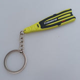 Maxbell Scuba Diving Fins Flippers Key Chain Holder Keyring Keychain  Yellow