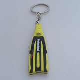 Maxbell Scuba Diving Fins Flippers Key Chain Holder Keyring Keychain  Yellow