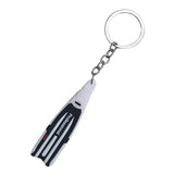 Maxbell Scuba Diving Fins Flippers Key Chain Holder Keyring Keychain  White