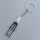 Maxbell Scuba Diving Fins Flippers Key Chain Holder Keyring Keychain  White