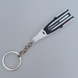 Maxbell Scuba Diving Fins Flippers Key Chain Holder Keyring Keychain  White